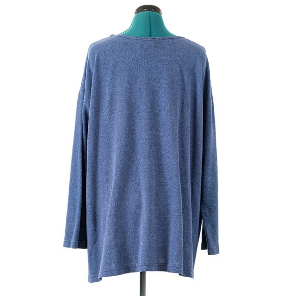 Vintage 70s On The Rocks California Blue Long Sleeve Shirt Unisex Surfer Boho La - Picture 2 of 3